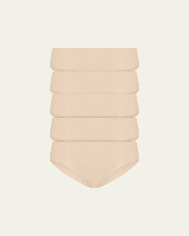 Classic Low-Rise Microfiber Bikini Briefs, Pack of 5